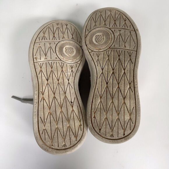 Boys K-Swiss Gray Casual Streetwear Low Top Varsity Sneakers Tennis Shoes / 11 - Picture 5 of 6